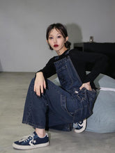 Retro Casual Jean Jumpsuits